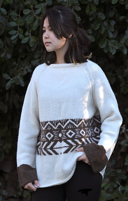 Hand knit wool sweater - Hannes wool store